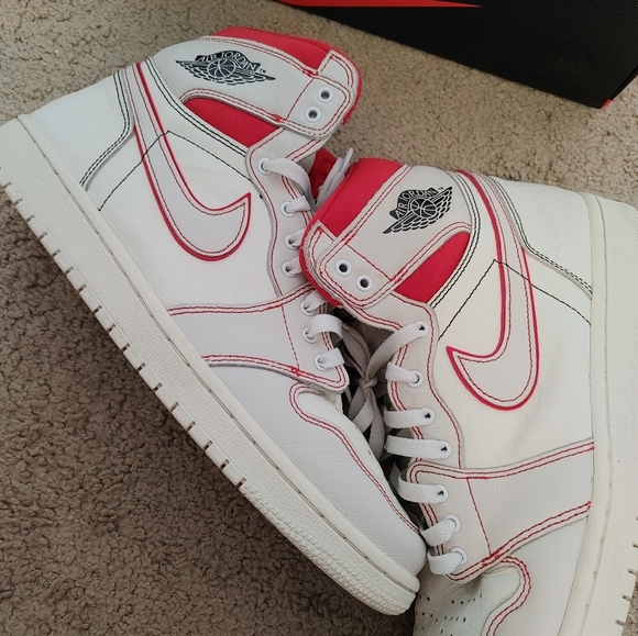 Pre loved Air Jordan 1 High "Phantom" (Size 11.5M) - Picture 6 of 7